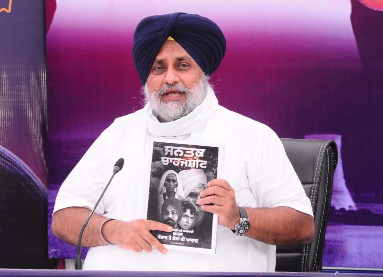 ਸੁਖਬੀਰ ਸਿੰਘ ਬਾਦਲ ਕੱਲ੍ਹ ਜ਼ੀਰਾ ਤੋਂ ਸ਼ੁਰੂ ਕਰ ਕੇ 100 ਹਲਕਿਆਂ ਦੀ 100 ਦਿਨਾਂ ਯਾਤਰਾ ਕਰਨਗੇ