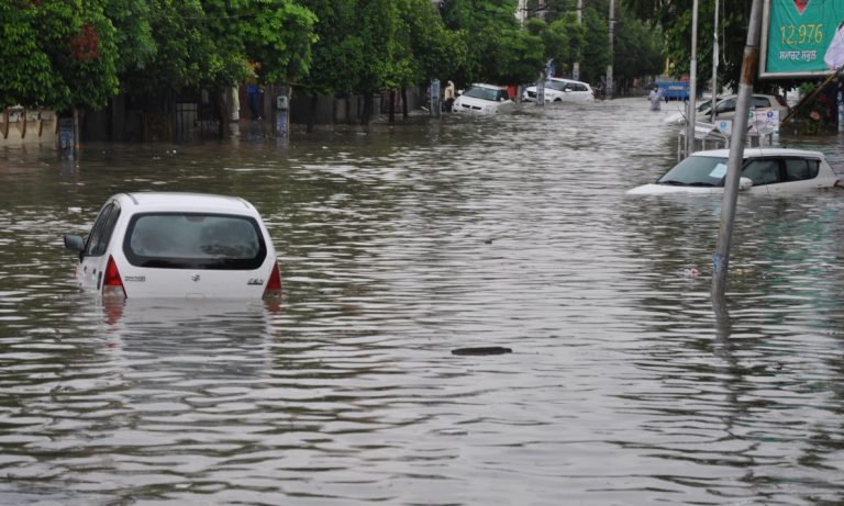 ਘੰਟੇ ਦੀ ਬਾਰਸ਼ ਤੋਂ ਬਾਅਦ ਬਠਿੰਡਾ ਨੇ ਧਾਰਿਆਂ ਝੀਲਾਂ ਦਾ ਰੂਪ