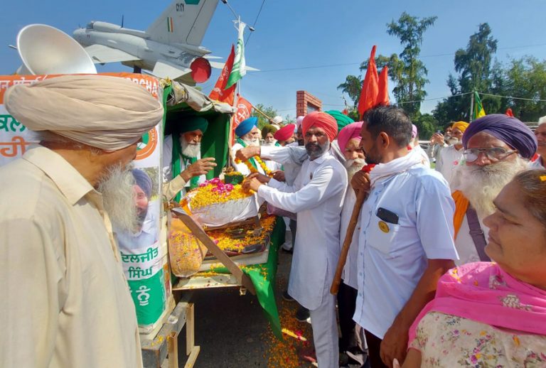 ਲਖੀਪਪੁਰ ਦੇ ਸ਼ਹੀਦਾਂ ਦੀਆਂ ਅਸਥੀਆਂ ਬਠਿੰਡਾ ਪੁੱਜੀਆਂ