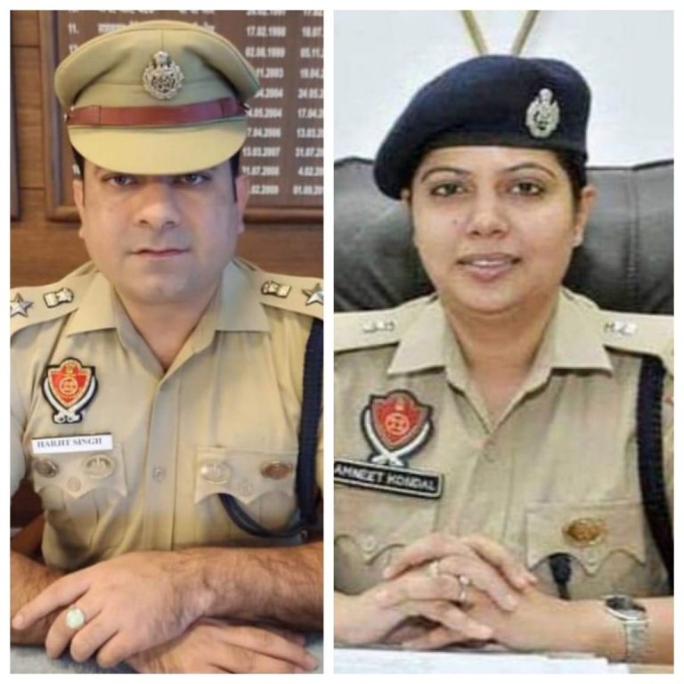 ਤਿੰਨ ਪੁਲਿਸ ਕਮਿਸ਼ਨਰ ਅਤੇ ਪੰਜ ਐੱਸਐੱਸਪੀ ਬਦਲੇ