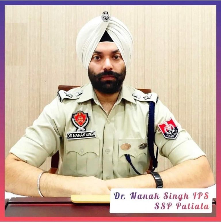 ਡਾ ਨਾਨਕ ਸਿੰਘ ਨੇ ਐੱਸਐੱਸਪੀ ਪਟਿਆਲਾ ਵਜੋਂ ਅਹੁਦਾ ਸੰਭਾਲਿਆ