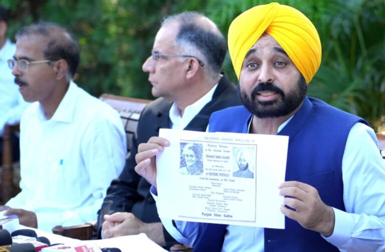 ਪੰਜਾਬ ਕੋਲ ਕਿਸੇ ਹੋਰ ਸੂਬੇ ਨੂੰ ਦੇਣ ਲਈ ਇਕ ਬੂੰਦ ਵੀ ਪਾਣੀ ਨਹੀਂ: ਮੁੱਖ ਮੰਤਰੀ