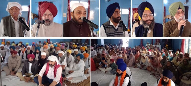 ਸਵ: ਤੇਜਾ ਸਿੰਘ ਚਾਹਿਲ ਨੂੰ ਸੈੰਕੜੇ ਲੋਕਾਂ ਵੱਲੋੰ ਭਾਵਭਿੰਨੀ ਸ਼ਰਧਾਂਜ਼ਲੀ
