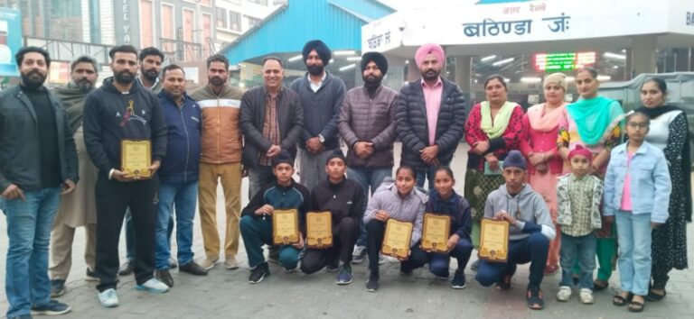 ਗੁਜਰਾਤ ਵਿਖੇ ਰਗਬੀ ਨੈਸ਼ਨਲ ਚੈਂਪੀਅਨਸ਼ਿਪ ਮੁਕਾਬਲੇ ਚ ਭਾਗ ਲੈਣਗੇ ਜ਼ਿਲ੍ਹਾ ਬਠਿੰਡਾ ਦੇ ਖਿਡਾਰੀ