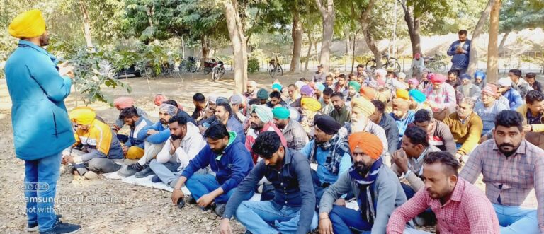 ਜੀਰਾ ਸ਼ਰਾਬ ਫੈਕਟਰੀ ਖਿਲਾਫ਼ ਸੰਘਰਸ਼ ਕਰ ਰਹੇ ਲੋਕਾਂ ਤੇ ਜਬਰ ਢਾਹੁਣ ਦੀ ਨਿਖੇਧੀ
