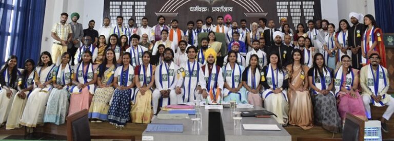 ਪੰਜਾਬ ਕੇਂਦਰੀ ਯੂਨੀਵਰਸਿਟੀ ਨੇ 16ਵੇਂ ਰਾਸ਼ਟਰੀ ਯੁਵਾ ਸੰਸਦ ਮੁਕਾਬਲੇ ਵਿੱਚ ਪਹਿਲਾ ਸਥਾਨ ਪ੍ਰਾਪਤ ਕੀਤਾ