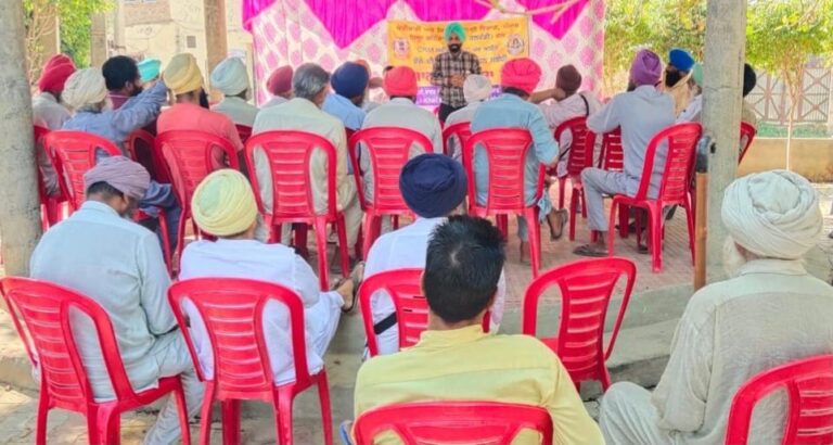 ਖੇਤੀਬਾੜੀ ਵਿਭਾਗ ਵੱਲੋਂ ਪਿੰਡ ਭਾਗੀਵਾਂਦਰ ਵਿਖੇ ਕਿਸਾਨ ਜਾਗਰੂਕਤਾ ਕੈਂਪ ਆਯੋਜਿਤ
