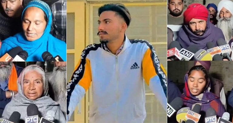 ਖਨੌਰੀ ਬਾਰਡਰ ’ਤੇ ਮਾਰੇ ਗਏ ਸੁਭਕਰਨ ਦੀ ਮਾਂ ਸਾਹਮਣੇ ਆਈ, ਪਿਊ ਤੇ ਦਾਦੀ ਨੇ ਕਿਹਾ ਕਿ ਛੋਟੇ-ਛੋਟੇ ਬੱਚੇ ਛੱਡ ਕੇ ਗਈ ਸੀ ਚਲੀ