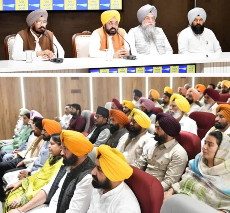 ਕੇਜ਼ਰੀਵਾਲ ਦੀ ਗ੍ਰਿਫਤਾਰੀ ਤੋਂ ਬਾਅਦ ਭਗਵੰਤ ਮਾਨ ਨੇ ਵਿਧਾਇਕਾਂ ਦੀ ਸੱਦੀ ਐਮਰਜੈਂਸੀ ਮੀਟਿੰਗ