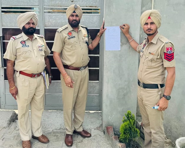 ਮੋਗਾ ਪੁਲਿਸ ਨੇ ਚਾਰ ਨਸ਼ਾ ਤਸਕਰਾਂ ਦੀ 2 ਕਰੋੜ 14 ਲੱਖ ਦੀ ਕੀਮਤ ਦੀ ਜਾਇਦਾਦ ਨੂੰ ਕੀਤਾ ਫ਼ਰੀਜ਼