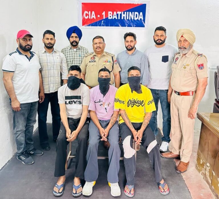 ਬਠਿੰਡਾ ਪੁਲਿਸ ਨੇ ਅੰਂਨ੍ਹੇ ਕਤਲ ਦੀ ਗੁੱਥੀ ਨੂੰ ਸੁਲਝਾਇਆ