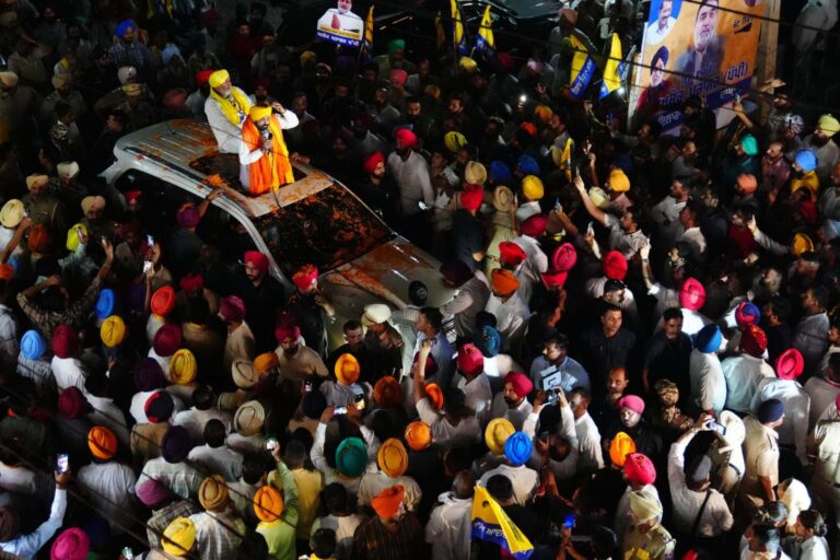 ਭਗਵੰਤ ਮਾਨ ਨੇ ਲੁਧਿਆਣਾ ਤੋਂ ਆਪ ਉਮੀਦਵਾਰ ਅਸ਼ੋਕ ਪਰਾਸ਼ਰ ਪੱਪੀ ਦੇ ਹੱਕ ਚ ਕੀਤਾ ਚੋਣ ਪ੍ਰਚਾਰ