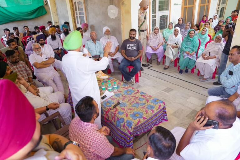 ਬਠਿੰਡਾ ਸ਼ਹਿਰ ’ਚ ਕਾਂਗਰਸ ਉਮੀਦਵਾਰ ਜੀਤ ਮਹਿੰਦਰ ਸਿੰਘ ਸਿੱਧੂ ਨੇ ਕੀਤਾ ਤੂਫਾਨੀ ਦੌਰਾ