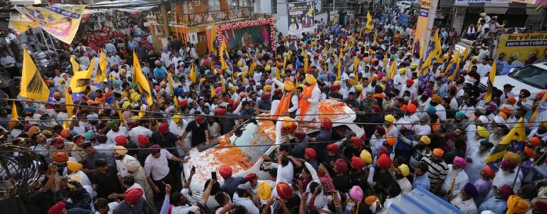 ਮੁੱਖ ਮੰਤਰੀ ਭਗਵੰਤ ਮਾਨ ਨੇ ਖਡੂਰ ਸਾਹਿਬ ਤੋਂ ’ਆਪ’ ਉਮੀਦਵਾਰ ਲਾਲਜੀਤ ਭੁੱਲਰ ਦੇ ਹੱਕ ’ਚ ਕੀਤਾ ਚੋਣ ਪ੍ਰਚਾਰ