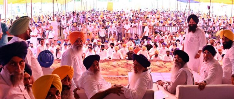 ਖਾਲਸਾ ਪੰਥ ਦੇ ਹਿੱਤਾਂ ਨਾਲ ਕਦੇ ਸਮਝੌਤਾ ਨਹੀਂ ਕਰਾਂਗੇ ਅਤੇ ਹਮੇਸ਼ਾ ਪੰਜਾਬ ਦੇ ਵਿਕਾਸ ਲਈ ਕੰਮ ਕਰਾਂਗੇ: ਸੁਖਬੀਰ ਸਿੰਘ ਬਾਦਲ