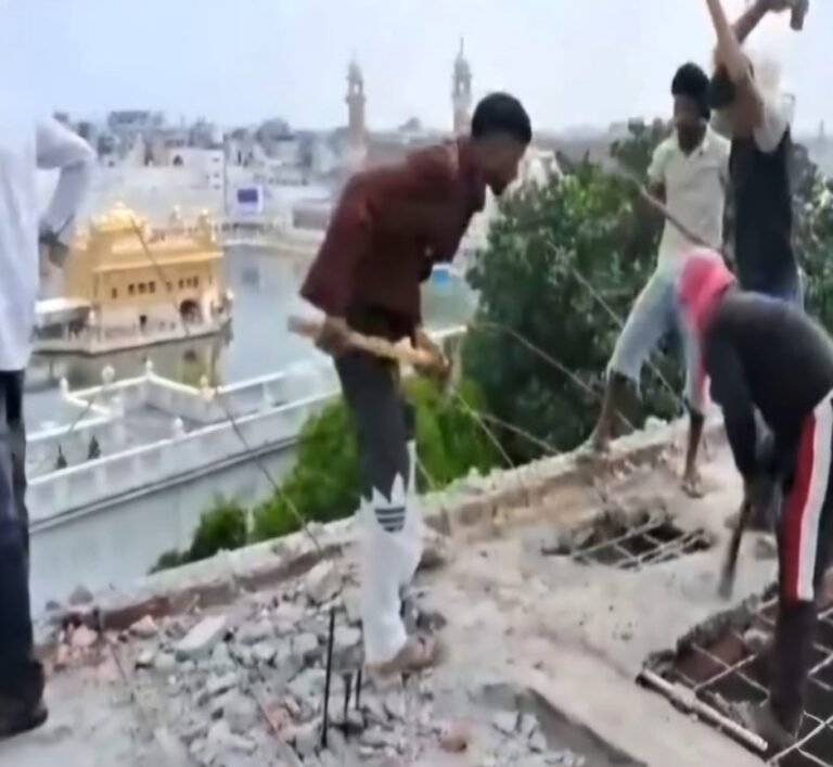 ਦਰਬਾਰ ਸਾਹਿਬ ਨਜਦੀਕ ਬਣੇ ਹੋਟਲ ਦੀ ਨਜਾਇਜ਼ ਉਸਾਰੀ ਢਾਹੀ, SGPC ਨੇ ਕੀਤੀ ਸੀ ਕੋਲ CM ਸਿਕਾਇਤ