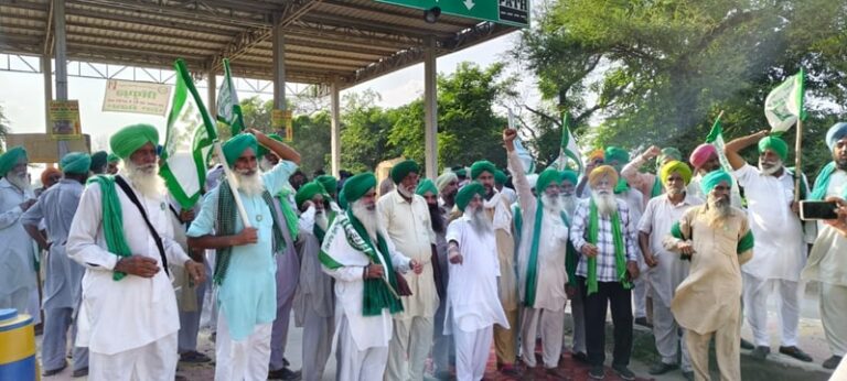 ਘੁੰਮਣ ਕਲਾਂ ਟੋਲ ਪਲਾਜ਼ੇ ਦੇ ਬਕਾਇਆ ਹਿੱਸੇ ਨੂੰ ਹਟਾਉਣ ਲਈ ਕਿਸਾਨ ਜਥੇਬੰਦੀ ਨੇ ਸੱਦੀ ਮੀਟਿੰਗ