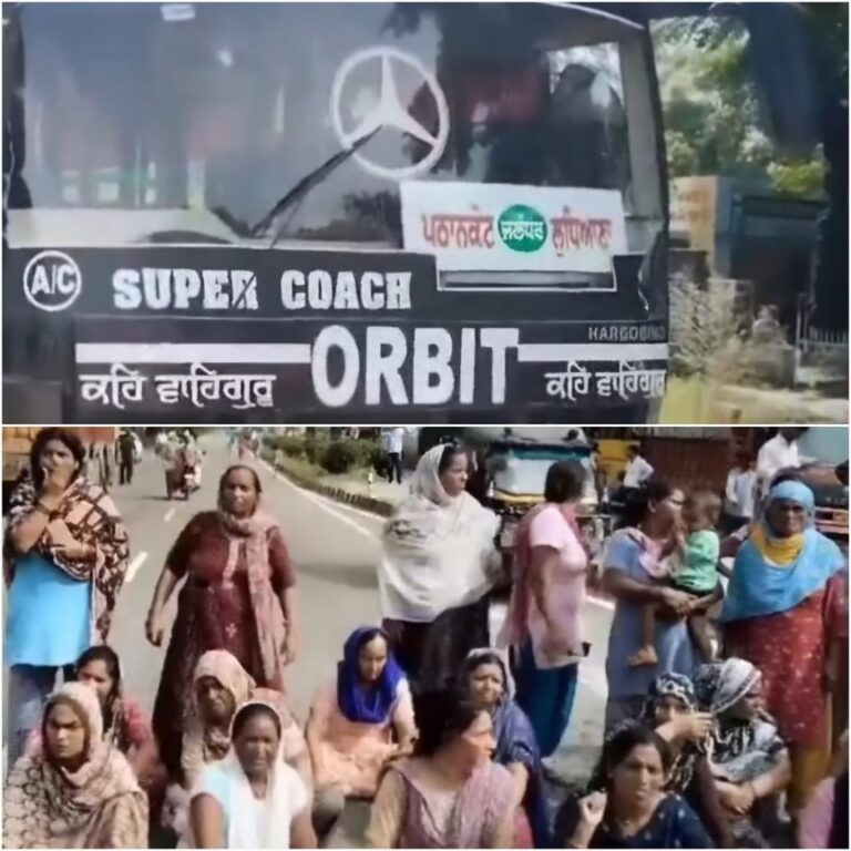 ਵਿਧਵਾ ਪੈਨਸ਼ਨ ਲੈਣ ਜਾ ਰਹੀ ਮਾਂ ਤੇ ਪੁੱਤਰਾਂ ਨੂੰ ਤੇਜ ਰਫ਼ਤਾਰ ਬੱਸ ਨੇ ਦਰੜਿਆ