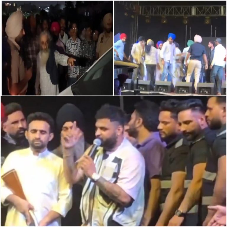 Singer Gulab Sidhu ਦੇ ਸੋਅ ’ਚ ਬਾਉਂਸਰਾਂ ਵੱਲੋਂ ਬਜੁਰਗ ਦੀ ਪੱਗ ਉੱਤਰਨ ‘ਤੇ ਹੰਗਾਮਾ,ਪ੍ਰੋਗਰਾਮ ਅੱਧਵਾਟੇ ਛੱਡਿਆ, ਦੇਖੋ ਵੀਡੀਓ