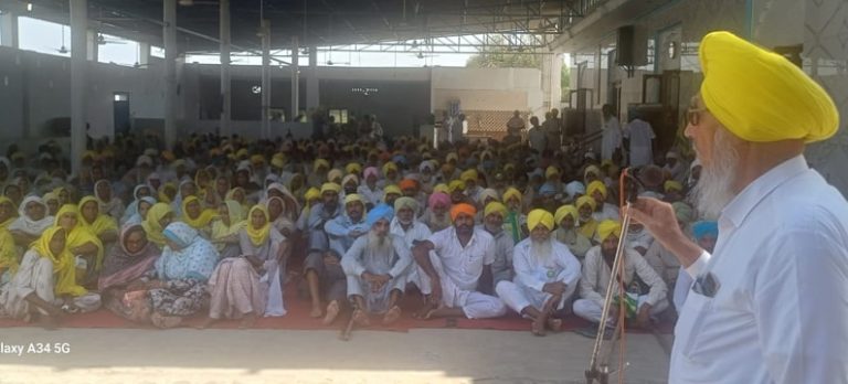 ਕਿਸਾਨ ਜਥੇਬੰਦੀ ਨੇ ਆਪਣੇ ਆਗੂਆਂ ਨੂੰ ਪੰਚਾਇਤ ਚੋਣਾਂ ਦੇ ਅਮਲ ਤੋਂ ਪਰ੍ਹੇ ਰਹਿਣ ਦਾ ਦਿੱਤਾ ਸੁਨੇਹਾ