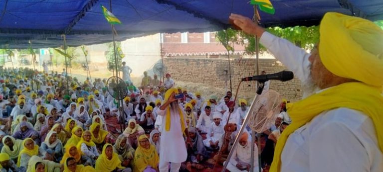 ਕਿਸਾਨ ਆਗੂ ਕੁਲਵੰਤ ਰਾਏ ਨੂੰ ਸੈਕੜੇ ਕਿਸਾਨਾਂ-ਮਜਦੂਰਾਂ ਤੇ ਹੋਰਨਾਂ ਨੇ ਭੇਂਟ ਕੀਤੀ ਸ਼ਰਧਾਂਜਲੀ