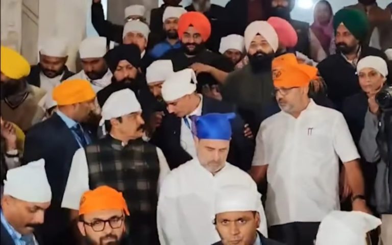 ਰਾਹੁਲ ਗਾਂਧੀ ਹਰਿਮੰਦਰ ਸਾਹਿਬ ਵਿਖੇ ਹੋਏ ਨਤਮਸਤਕ ਕੀਤੀ ਸੇਵਾ