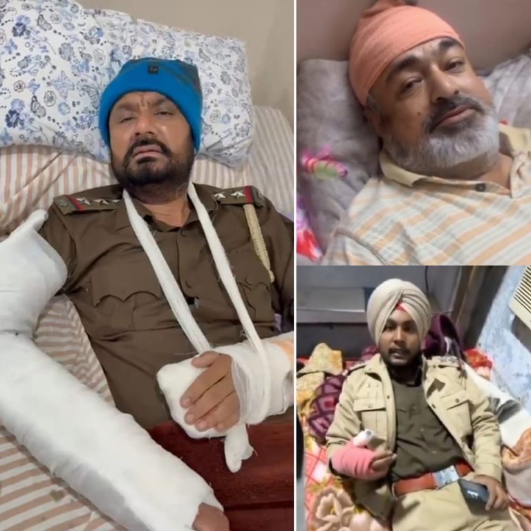ਮਾਨਸਾ ’ਚ ਕਿਸਾਨ-ਪੁਲਿਸ ਝੜਪਾਂ: ਥਾਣਾ ਮੁਖੀ ਦੀਆਂ ਟੁੱਟੀਆਂ ਬਾਹਾਂ, ਕਈ ਪੁਲਿਸ ਅਧਿਕਾਰੀ ਤੇ ਮੁਲਾਜਮ ਹੋਏ ਜਖ਼ਮੀ