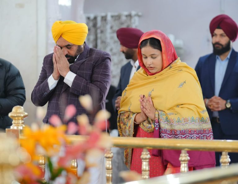 CM Mann ਨੇ ਗੁਰਦੁਆਰਾ ਸ੍ਰੀ ਬਭੌਰ ਸਾਹਿਬ ਵਿਖੇ ਮੱਥਾ ਟੇਕਿਆ