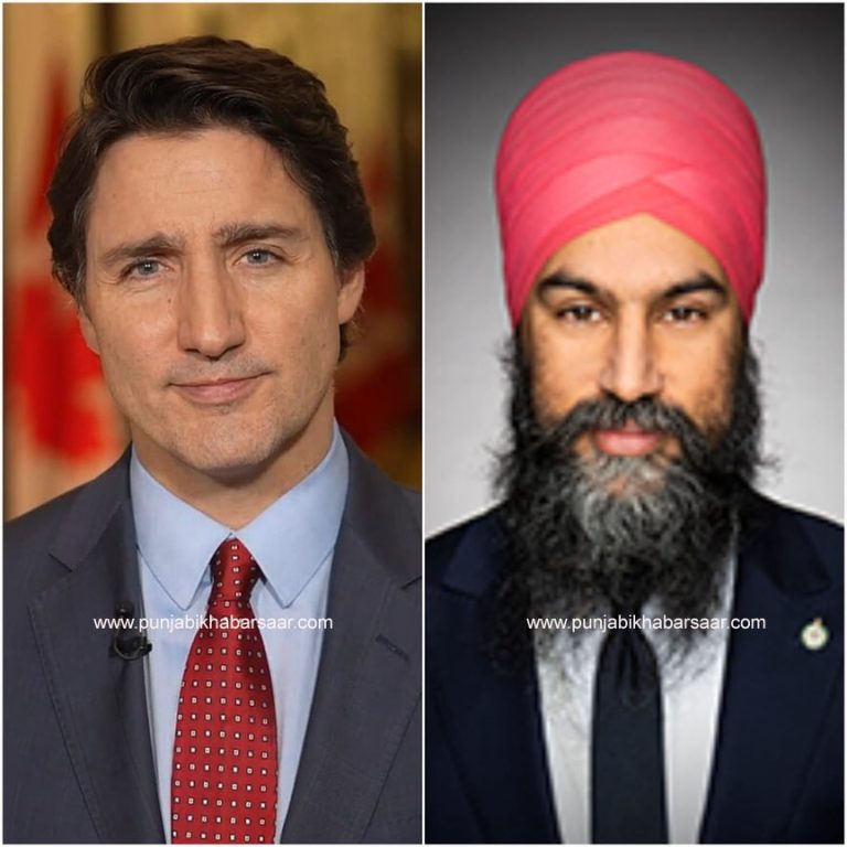 Canada ’ਚ ਡਿੱਗ ਸਕਦੀ ਹੈ Justin Trudeau’s ਦੀ ਸਰਕਾਰ, NDP ਲਿਆਏਗੀ ਬੇਭਰੋਸਗੀ ਦਾ ਮਤਾ