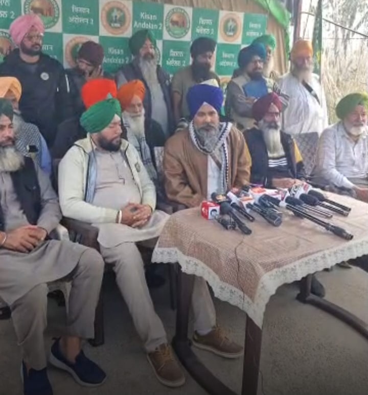 ਕਿਸਾਨਾਂ ਵੱਲੋਂ ਭਲਕ ਦਾ ਦਿੱਲੀ ਕੂਚ ਮੁਅੱਤਲ,ਪੰਧੇਰ ਵੱਲੋਂ ਡੱਲੇਵਾਲ ਨੂੰ ਮਰਨ ਵਰਤ ਖ਼ਤਮ ਕਰਨ ਦੀ ਅਪੀਲ