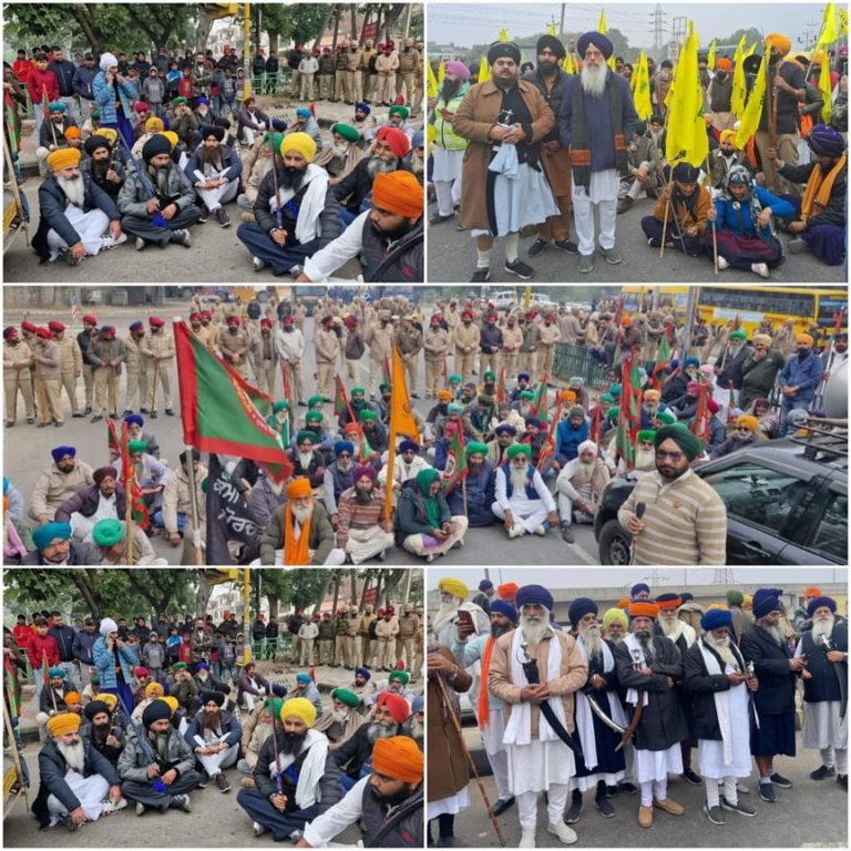 ਬੰਦੀ ਸਿੰਘਾਂ ਦੀ ਰਿਹਾਈ ਲਈ ਕੀਤੇ ਜਾ ਰਹੇ ਮਾਰਚ ਦੌਰਾਨ ਪੁਲਿਸ ਵੱਲੋਂ ਲਾਠੀਚਾਰਜ਼