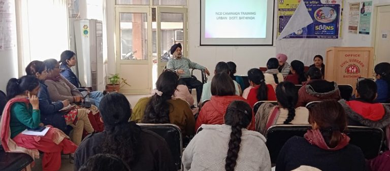 ਗੈਰ-ਸੰਚਾਰੀ ਬੀਮਾਰੀਆਂ ਦੀ ਜਾਂਚ ਸਬੰਧੀ ਮੁਹਿੰਮ ਦੀ ਸ਼ੁਰੂਆਤ:ਸਿਵਲ ਸਰਜਨ ਡਾ ਗੁਰਜੀਤ ਸਿੰਘ