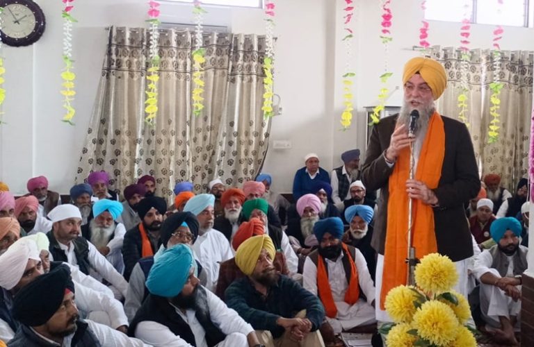 ਸਪੀਕਰ ਸੰਧਵਾਂ ਨੇ ਜਥੇਦਾਰ ਲਾਭ ਸਿੰਘ ਧਾਲੀਵਾਲ ਦੀ ਅੰਤਿਮ ਅਰਦਾਸ ’ਚ ਕੀਤੀ ਸ਼ਿਰਕਤ