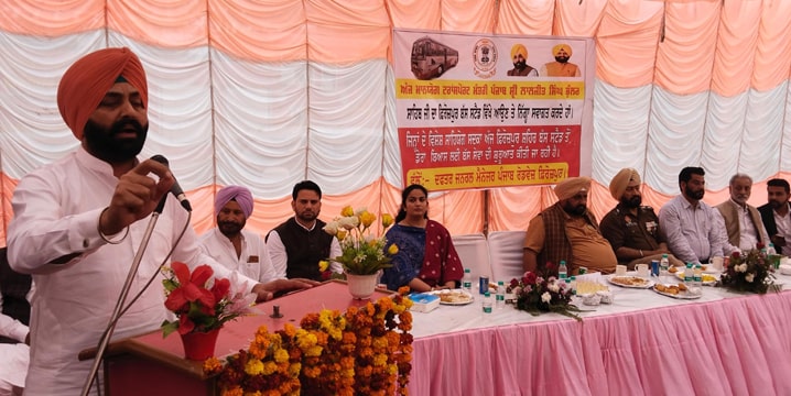 ਕੈਬਨਿਟ ਮੰਤਰੀ ਲਾਲਜੀਤ ਸਿੰਘ ਭੁੱਲਰ ਵੱਲੋਂ ਫ਼ਿਰੋਜ਼ਪੁਰ ਤੋਂ ਡੇਰਾ ਬਿਆਸ ਲਈ ਬੱਸ ਸੇਵਾ ਸ਼ੁਰੂ