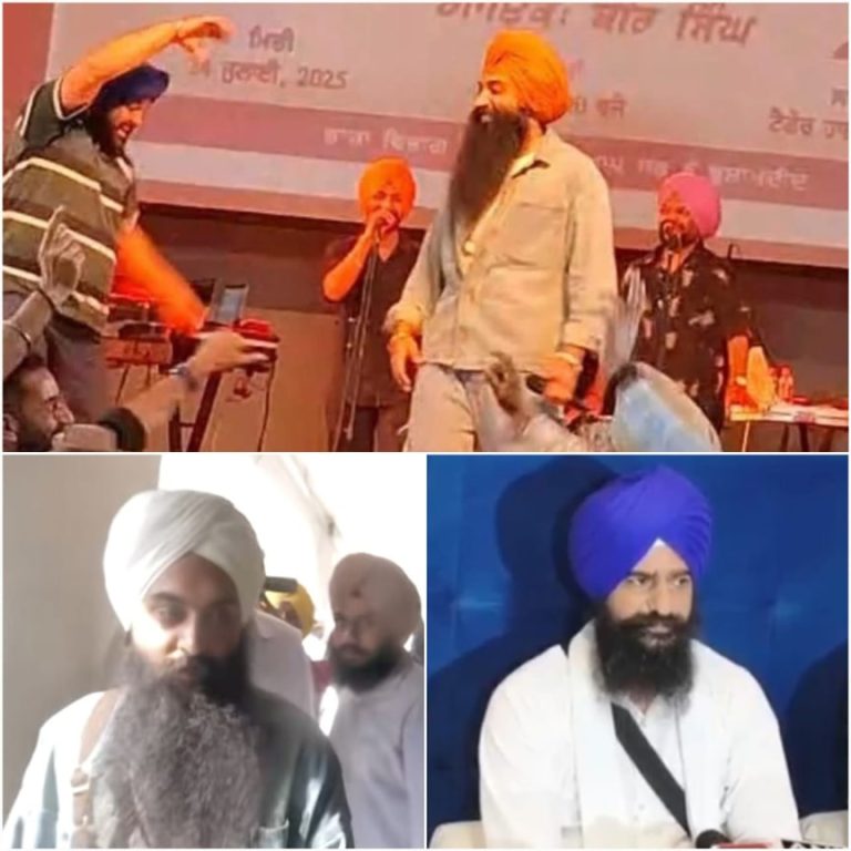 ਸ਼ਹੀਦੀ ਸਮਾਗਮ ਮੌਕੇ ਸਟੇਜ਼ ‘ਤੇ ਰੌਮਾਂਟਿਕ ਗਾਣੇ ਗਾਉਣ ਤੇ ਭੰਗੜਾ ਪਾਉਣ ਵਾਲੇ ਗਾਇਕ ਬੀਰ ਸਿੰਘ ਨੇ ਮੰਗੀ ਮੁਆਫ਼ੀ