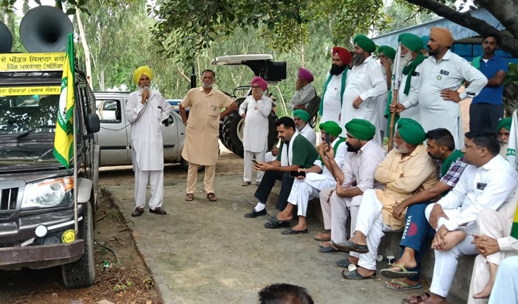 ਲੈਂਡ ਪੂਲਿੰਗ ਨੀਤੀ ਵਿਰੁਧ ਸੰਯੁਕਤ ਕਿਸਾਨ ਮੋਰਚੇ ‘ਚ ਸ਼ਾਮਲ ਜਥੇਬੰਦੀਆਂ ਨੇ ਬਠਿੰਡਾ ‘ਚ ਕੱਢਿਆ ਟਰੈਕਟਰ ਮਾਰਚ