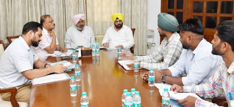 ਵਿੱਤ ਮੰਤਰੀ ਹਰਪਾਲ ਸਿੰਘ ਚੀਮਾ ਵੱਲੋਂ 3 ਕਰਮਚਾਰੀ ਯੂਨੀਅਨਾਂ ਨਾਲ ਮੀਟਿੰਗਾਂ