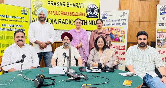 MLA ਜਗਰੂਪ ਸਿੰਘ ਗਿੱਲ ਨੇ ਅਕਾਸ਼ਵਾਣੀ FM ਬਠਿੰਡਾ ਦੇ ਪ੍ਰੋਗਰਾਮ ‘ਮੁਸ਼ਕਿਲ ਦੱਸੋ, ਹੱਲ ਦੱਸਾਂਗੇ’ ‘ਚ ਕੀਤੀ ਸ਼ਿਰਕਤ