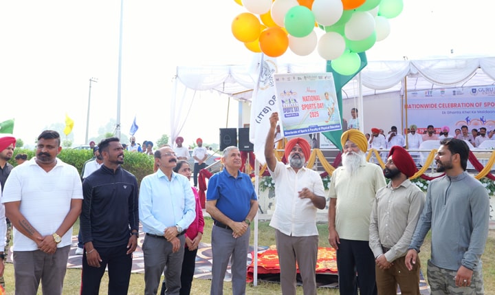 Guru Kashi University ਨੇ ਜੋਸ਼ੋ-ਖਰੋਸ਼ ਨਾਲ ਮਨਾਇਆ “ਰਾਸ਼ਟਰੀ ਖੇਡ ਦਿਹਾੜਾ”
