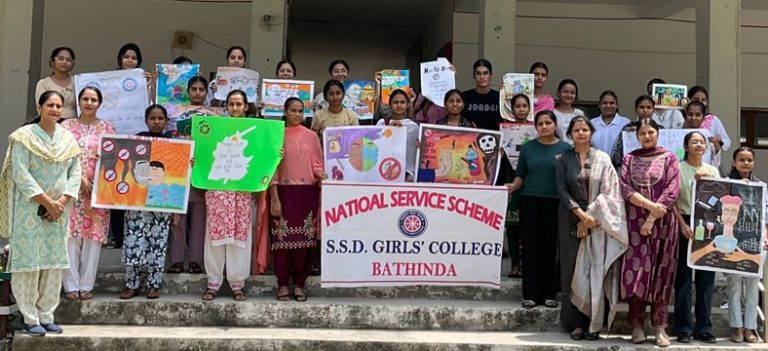 SSD Girls College ਵਿਖੇ ਵਿਕਸਿਤ ਭਾਰਤ ਯੁਵਾ ਕਾਨੈਕਟ ਪ੍ਰੋਗਰਾਮ ਤਹਿਤ ਪੋਸਟਰ ਮੇਕਿੰਗ ਮੁਕਾਬਲੇ ਕਰਵਾਏ ਗਏ