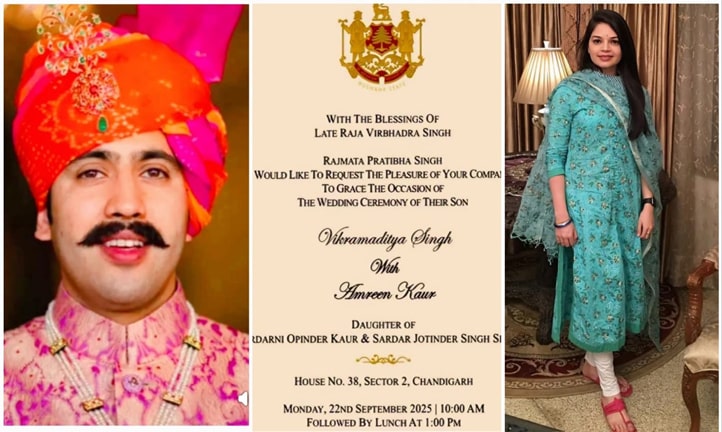 Himachal ਦੇ Ex CM ਦੇ ਪੁੱਤਰ ਦਾ ਚੰਡੀਗੜ੍ਹ ਦੀ ਪ੍ਰੋਫੈਸਰ ਨਾਲ ਹੋਵੇਗਾ ‘ਸਿੱਖ ਰਹੁ-ਰੀਤਾਂ’ ਨਾਲ ਵਿਆਹ