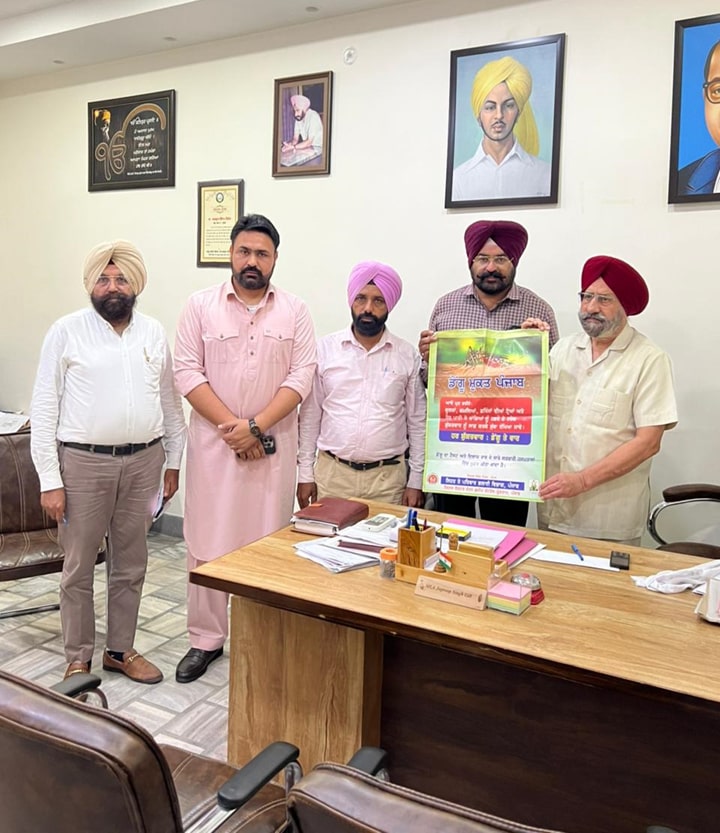 MLA Jagrup Singh Gill ਵੱਲੋਂ ਡੇਂਗੂ ਵਿਰੁੱਧ ਜਾਗਰੂਕਤਾ ਪੋਸਟਰ ਰੀਲੀਜ਼