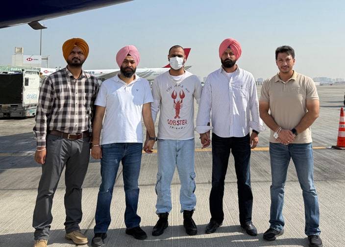 ਪੰਜਾਬ ਪੁਲਿਸ ਨੇ ਯੂਏਈ ਤੋਂ ਹਵਾਲਗੀ ਲੈਣ ਉਪਰੰਤ ਬੀਕੇਆਈ ਅੱਤਵਾਦੀ ਪਰਮਿੰਦਰ ਸਿੰਘ ਪਿੰਦੀ ਨੂੰ ਭਾਰਤ ਲਿਆਂਦਾ