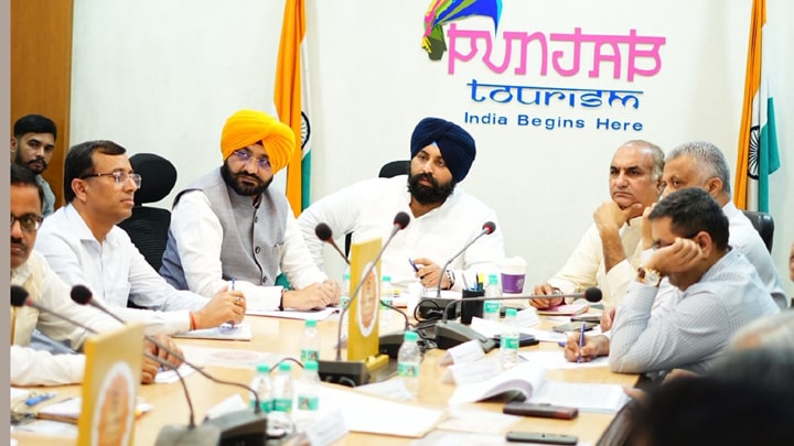 ਸ੍ਰੀ ਗੁਰੂ ਤੇਗ ਬਹਾਦਰ ਜੀ ਦਾ 350ਵਾਂ ਸ਼ਹੀਦੀ ਦਿਵਸ:  ਵੱਖ ਵੱਖ ਸਮਾਗਮਾਂ ਦੇ ਪ੍ਰਬੰਧਾਂ ਦੀ ਤਿਆਰੀ ਲਈ ਮੰਤਰੀ ਸਮੂਹ ਦੀ ਸਮੀਖਿਆ ਮੀਟਿੰਗ