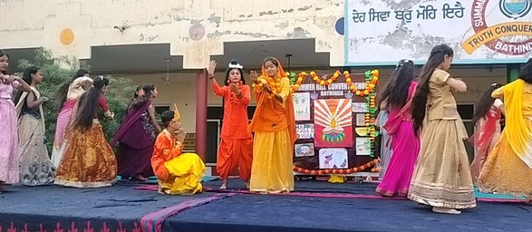 Summer Hill Convent School Bathinda ਵਿਖੇ ਧੂਮਧਾਮ ਨਾਲ ਦੀਵਾਲੀ ਦਾ ਪ੍ਰੋਗਰਾਮ ਮਨਾਇਆ