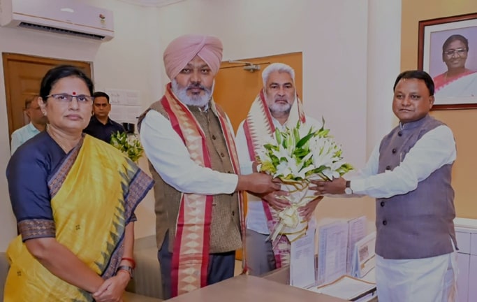 ਕੈਬਨਿਟ ਮੰਤਰੀਆਂ ਚੀਮਾ ਤੇ ਕਟਾਰੂਚੱਕ ਵੱਲੋਂ ਸ੍ਰੀ ਗੁਰੂ ਤੇਗ ਬਹਾਦਰ ਜੀ ਦੇ 350ਵੇਂ ਸ਼ਹੀਦੀ ਸਮਾਗਮ ਲਈ ਓਡੀਸ਼ਾ ਦੇ ਮੁੱਖ ਮੰਤਰੀ ਨੂੰ ਸੱਦਾ