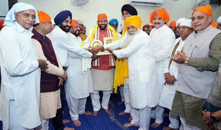 ਹਿਸਾਰ ਵਿੱਚ ਮਨਾਇਆ ਗਿਆ ਸੰਤ ਨਾਮਦੇਵ ਜੀ ਮਹਾਰਾਜ ਰਾਜ ਪੱਧਰੀ ਪ੍ਰੋਗਰਾਮ, ਮੁੱਖ ਮੰਤਰੀ ਨਾਇਬ ਸਿੰਘ ਸੈਣੀ ਨੇ ਕੀਤੀ ਸ਼ਿਰਕਤ