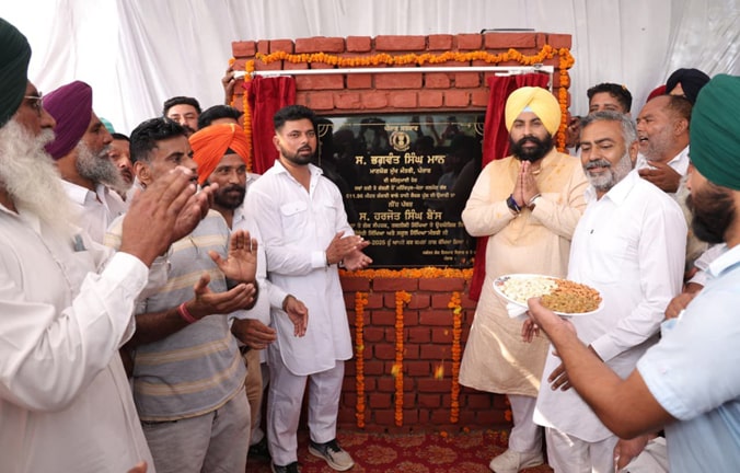 ਹਰਜੋਤ ਬੈਂਸ ਨੇ ਸਵਾਂ ਨਦੀ ਉੱਤੇ 35.48 ਕਰੋੜ ਰੁਪਏ ਦੀ ਲਾਗਤ ਵਾਲੇ ਉੱਚ ਪੱਧਰੀ ਪੁਲ ਦਾ ਨੀਂਹ ਪੱਥਰ ਰੱਖਿਆ