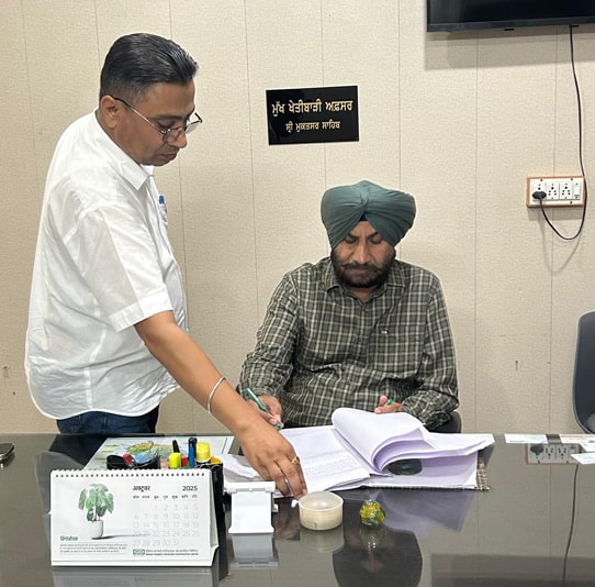 ਡਾ. ਜਗਸੀਰ ਸਿੰਘ ਨੇ ਸ੍ਰੀ ਮੁਕਤਸਰ ਸਾਹਿਬ ਦੇ ਮੁੱਖ ਖੇਤੀਬਾੜੀ ਅਫ਼ਸਰ ਵਜੋਂ ਸੰਭਾਲਿਆ ਅਹੁਦਾ