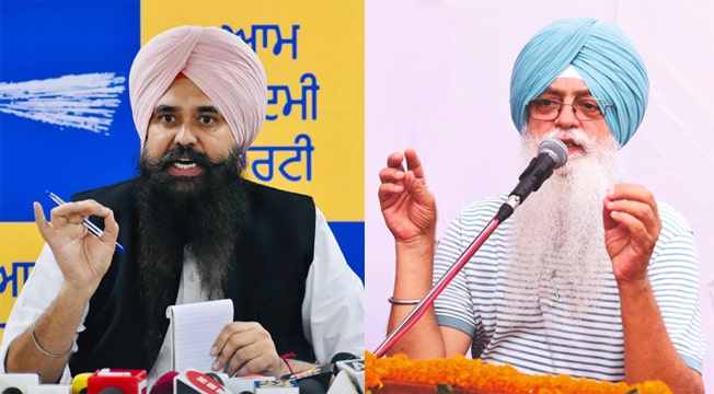 ਕਾਂਗਰਸੀ ਆਗੂ ਪੀ. ਚਿਤੰਬਰਮ ਦੇ ਬਿਆਨ ਤੇ ‘ਆਪ’ MP ਮਲਵਿੰਦਰ ਸਿੰਘ ਕੰਗ ਤੇ MLA ਇੰਦਰਬੀਰ ਸਿੰਘ ਨਿੱਝਰ ਨੇ ਦਿੱਤਾ ਸਖ਼ਤ ਪ੍ਰਤੀਕਰਮ